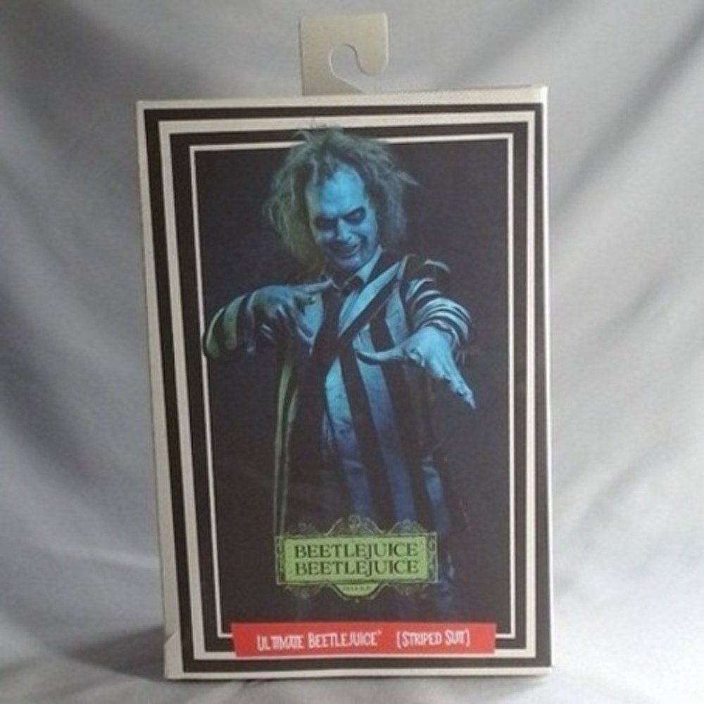 NECA‎ Beetlejuice Ultimate Striped Suit Action Figure 7" New In Box